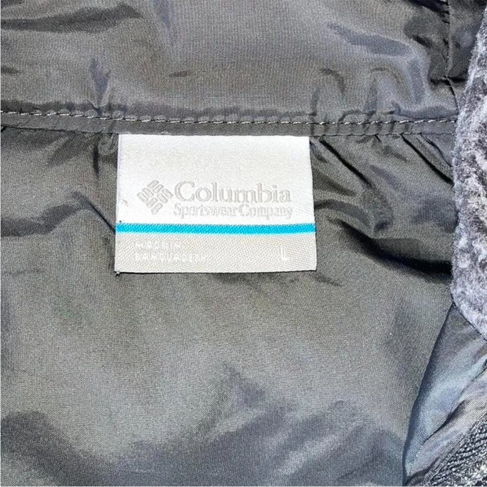 Grey Columbia Sportswear Zip-Up Hoodie Size Large
